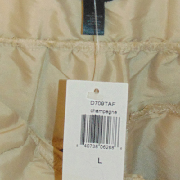 Aqua Champagne Ruffled Party Dress - Size L (NWT) - Picture 3 of 3